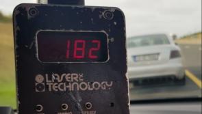 Gardaí arrest disqualified driver caught speeding at 182km/h on the M9 motorway 