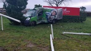Emergency services attend two car collision at junction used by motorists travelling from M9 