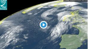 WATCH: Latest satellite pictures of Storm Jorge as powerful storm crosses Ireland