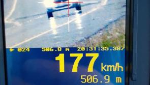 PICTURE: Carlow Gardaí intercept the driver of an SUV detected at 177km/h on the M9