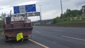PICTURE: Gardaí stop driver of truck with 'boat on board' on a non-essential journey 