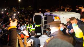 Large crowd gathered as Jozef Puska is charged with Ashling Murphy's murder 