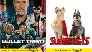DC League of Super Pets and Bullet Train hit Omniplex Carlow this week - news, reviews and trailers