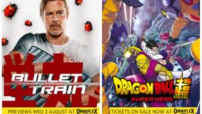 Bullet Train and  Dragon Ball Super Heros  hit Omniplex Carlow this week - reviews and trailers