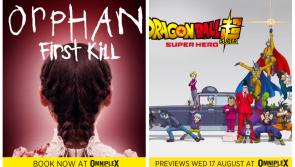 Orphan First Kill and Dragon Ball Super Heroes hit Omniplex Carlow this week - reviews and trailers