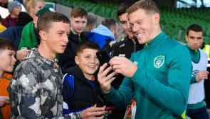IN PICTURES: Irish fans attend Republic of Ireland open training session at Aviva Stadium