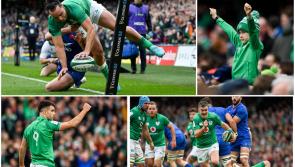 IN PICTURES: Ireland secure bonus point victory over France in Six Nations classic at the Aviva Stadium