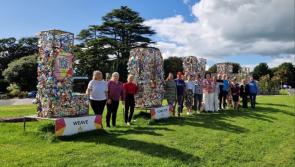 Huge art installation is set up in Carlow Town to symbolise solidarity against violence