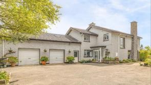 This five-bed detached property located in Carlow Town is oozing with character