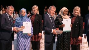 Two students from St. Leo's College Carlow have been awarded an All Ireland Scholarship