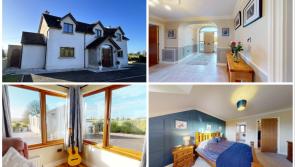 This immaculately presented four-bed home has breathtaking views of the Carlow countryside