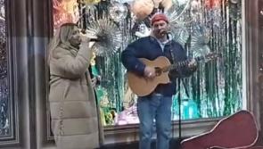 WATCH: Music superstars spotted busking on Limerick street