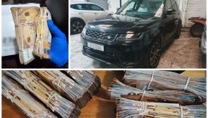 €3.1m of cocaine, stacks of cash, luxury cars and jewellery seized as gardaí search 37 premises