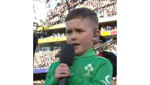 Ireland v Italy Six Nations viewers all say the same thing as Toy Show star sings Ireland's Call at Aviva