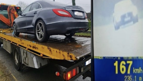 Driver arrested after speeding double the limit in Kildare