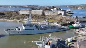 WATCH: 'Sad day' as naval service  bids farewell to LE Eithne
