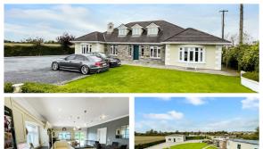 PICTURES: Glorious 7 bedroom dormer bungalow just listed in Carlow for €550,000
