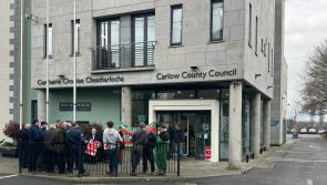 IFA stage protest outside Carlow Council meeting 