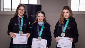 Students from Baltinglass school honored as female cycling ambassadors