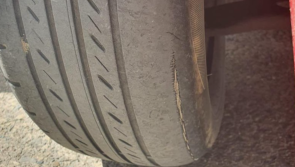'It's very dangerous' - Gardaí fine driver with defective tyre as they issue appeal