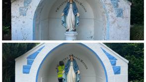 Rathvilly Tidy Towns share dramatic transformation of local statue in Carlow