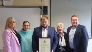 Young Tullow man awarded An Garda Siochana Carlow Good Citizen Award
