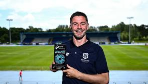 Carlow man P&aacute;draig Amond wins Airticity League Player of the Month Award