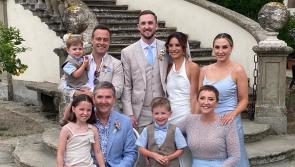 Daniel and Majella O'Donnell welcome newest addition to the family at Italian wedding 