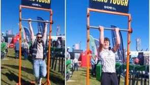 WATCH: Carlow townies takes on Laois culchie to see who's tougher at Ploughing 2024