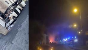 Local Carlow business engulfed in flames as emergency services rush to scene 