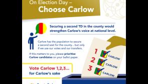 County Carlow Chamber have encourage people to 'Vote Carlow' in upcoming General Election