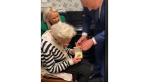 Carlow woman receives special centenarian medal following her 100th birthday from the Tánaiste