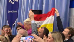 WATCH: Jennifer Murnane O'Connor celebrates retaining her seat in Carlow/Kilkenny