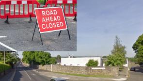 ALERT: Busy Carlow Town road set for full closure for a period of two weeks