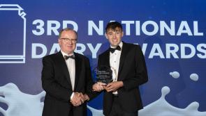 Young Carlow farmer wins prestigious award at National Dairy Awards