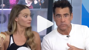 WATCH- Colin Farrell drops the f-bomb on live tv in USA after eating Irish snack 