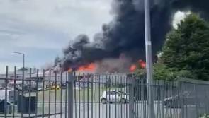 WATCH: Fire services attending 'significant' fire in Carlow town