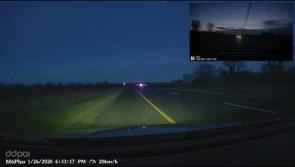 WATCH: Shocking footage of Gardaí chasing car going wrong way down the M9 motorway