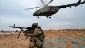 Ukrainian officials come under shelling attack while on front tour as invasion fears rise