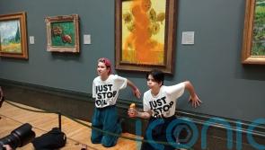 Pair accused of criminal damage to frame of Van Gogh’s Sunflowers due in court