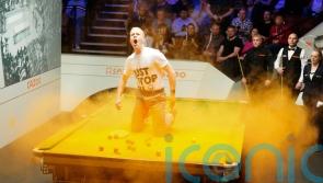 WATCH: Protesters force stoppage at World Snooker Championship