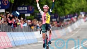 'I knew I had good legs' - Irishman soloes to victory on stage eight of Giro d'Italia