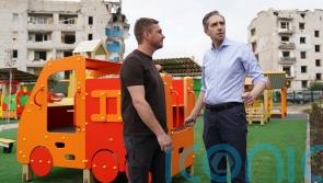 Children ‘deeply traumatised’ by Ukraine war, says Irish premier Harris