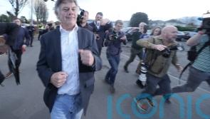 Hutch’s Dail bid ends with him running away from pandemonium at count centre