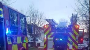 Bagenalstown Fire Brigade battle large wildfire at Mount Leinster in Carlow 