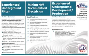 JOB ALERT: QME in Kilkenny is now recruiting for several positions