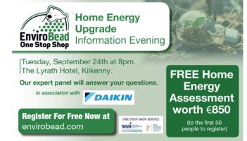 Get a free Home Energy Assessment when you register for Envirobead info evening