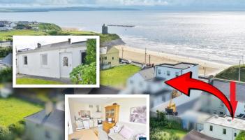 PICTURES: Irish seaside charm just steps from the beach as chalet goes to auction for €135k