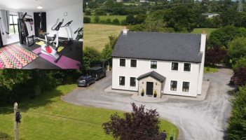 PICTURES: Country home in Carlow with 3 floors and a home gym selling for hefty fortune