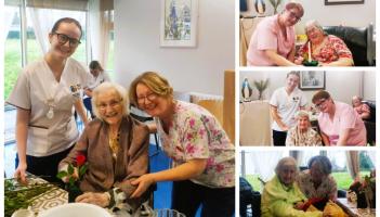 PICTURES: Carlow hospital welcomes spring with flowers, tea and a burst of colour